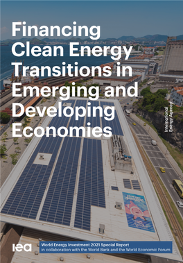Financing Clean Energy Transitions in Emerging and Developing Economies