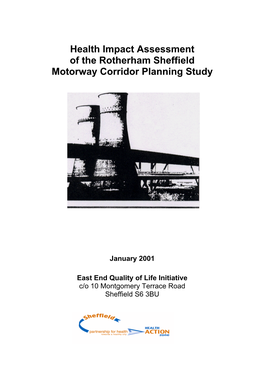 Health Impact Assessment of the Rotherham Sheffield Motorway Corridor Planning Study