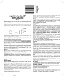 Ampicillin for Injection, USP