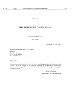 The European Ombudsman