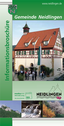 Gemeinde Neidlingen Informationsbroschüre