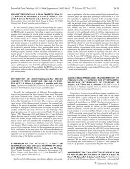 Journal of Plant Pathology (2011), 93 (4, Supplement), S4.25-S4.62 Edizioni ETS Pisa, 2011 S4.25