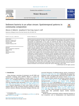 Roberto Et Al., 2018- Spatiotemporal Variation in Stream Communities