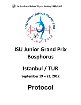 ISU Junior Grand Prix 2012 Istanbul