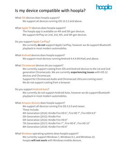 Is My Device Compatible with Hoopla?