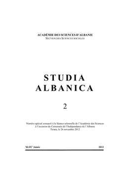 Studia Albanica