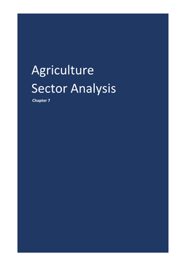 Agriculture Sector Analysis: Amathole District Municipality
