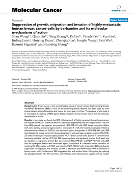 Suppression of Growth, Migration and Invasion of Highly-Metastatic Human