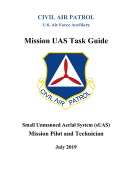 Mission UAS Task Guide