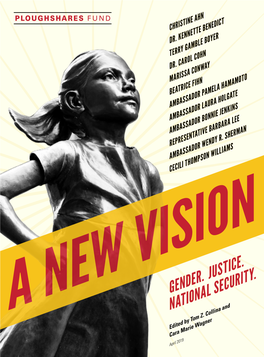 Gender. Justice. National Security