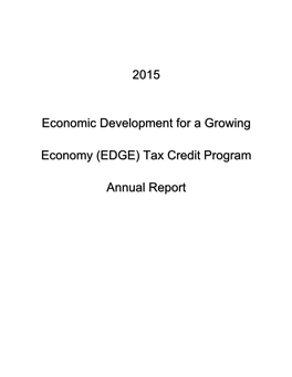 EDGE Annual Report 2015