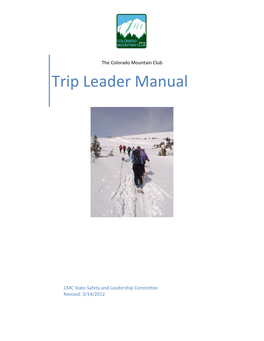 Trip Leader Manual