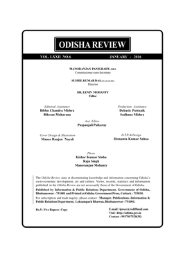 Odisha Review-2016 January.Pdf