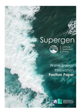 Wave Energy Innovation Position Paper