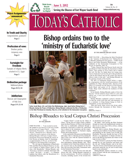 Bishop Ordains Two to The