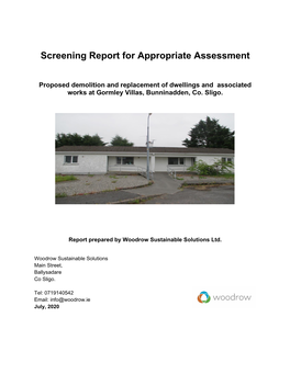 Fa-File-Pdf Screening Report Gormley Villas July 2020.Pdf 2.41 MB