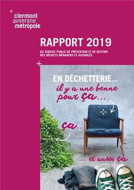 Rapport 2019 Du Service Public De Prévention Et De Gestion Des Déchets Ménagers Et Assimilés
