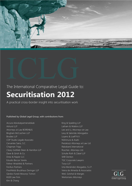 Securitisation 2012