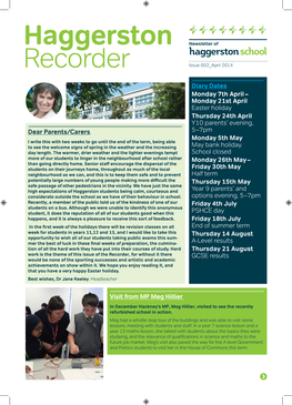 Haggerston Recorder April 2014