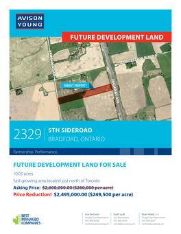 Future Development Land400