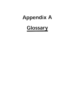 Glossary 298 Appendix A