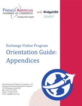Orientation Guide Appendices