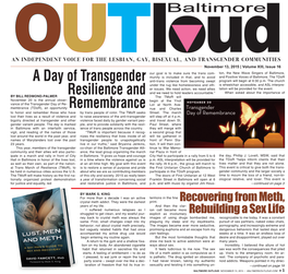 A Day of Transgender Resilience and Remembrance