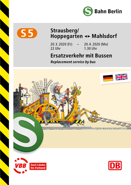 Strausberg/ Hoppegarten <> Mahlsdorf Ersatzverkehr Mit Bussen