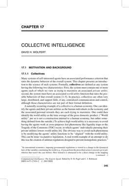 Collective Intelligence