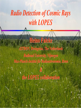 LOFAR the Next Generation Radio Teslescope in the Heart of Europe