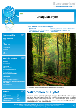 Turistguide Hylte