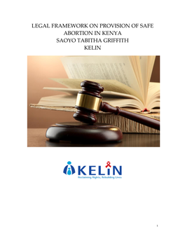 Legal Framework on Abortion in Kenya