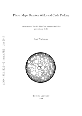 Planar Maps, Random Walks and Circle Packing