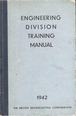 Engineering Division Training Manual