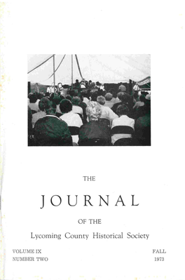 Journal of the Lycoming County Historical Society. Fall 1973