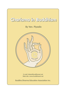 Charisma in Buddhism?