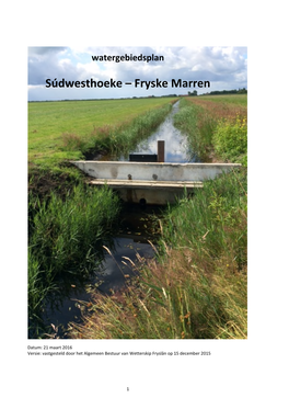 Súdwesthoeke – Fryske Marren