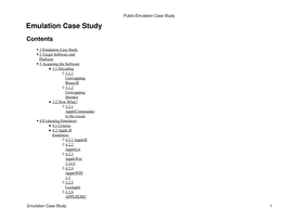 Public:Emulation Case Study Emulation Case Study
