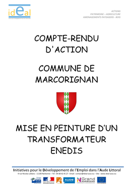 Compte-Rendu D'action Commune De Marcorignan