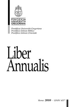Liber Annualis 2010