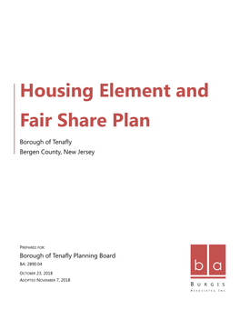 Housing Element and Fair Share Plan