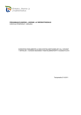 LÄNSI-SUOMEN LÄÄNINHALLITUS KIRJE Numero 1