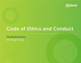 Code of Ethics and Conduct