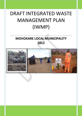 Draft Integrated Waste Management Plan (Iwmp)