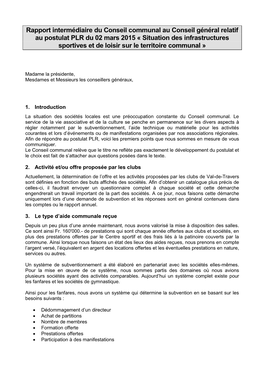 Note Au Conseil Communalers