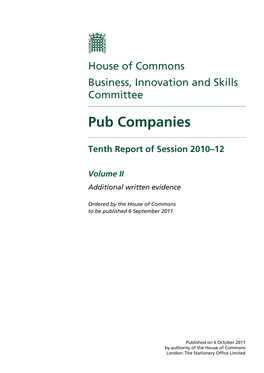 Pub Companies