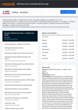 682 Bus Time Schedule & Line Route