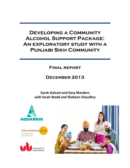 Developing a Community Alcohol Support Package: an Exploratory Study with a Punjabi Sikh Community