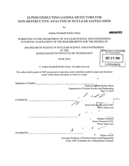 Superconducting Gamma-Detectors for Non-Destructive Analysis in Nuclear Safeguards