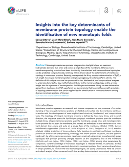 Insights Into the Key Determinants of Membrane Protein Topology Enable